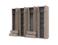 Sada Lukas Dub Sonoma/Dub Sonoma 4+4 dveře 320x50x240 (42005127)