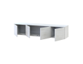TV stolek Doros Levia Bílé dřevo 4 dveře 160x35x33 (41516117)