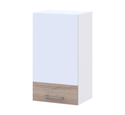 Kuchyně Doros Lea V72_Š40 horní úzká Bílá/Dub Sonoma DTD 40×31,6×72 (81359337.2)