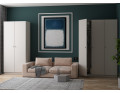Skříň na oblečení Doros Promo Kašmír 3 dveře 135×48×204 (80737669)