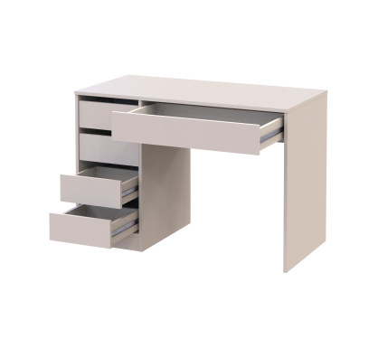 Psací stůl Doros Ergo levý Kašmír/Kašmír DTD 110x55x75 (41516106)
