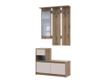 Předsíň Bela Dub Evok/Kašmír 1 DTD / 1 zrcadlo 100×40×210 (44900411)