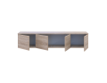 TV stolek Doros Levia Dub Sonoma 4 dveře 160x35x33 (41516300)