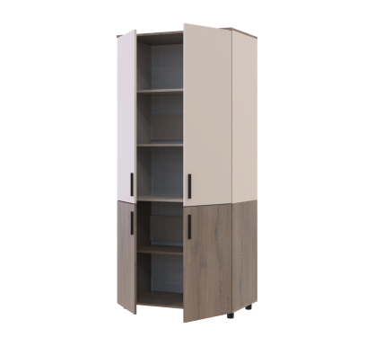 Skříň na oblečení Doros Thorn Cremona Cannolo/Kašmír 2 DTD police 90х51.6х200 (44900452)