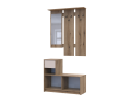 Předsíň Bela Dub Evok/Kašmír 1 DTD / 1 zrcadlo 100×40×210 (44900411)