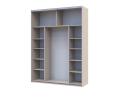 Šatní skříň s posuvnými dveřmi Doros G-Caiser Kašmír 2 DTD / 3 části 180x60x240 (42005320)