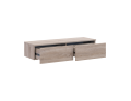 Toaletní stolek Doros Levia Dub Sonoma 2 zásuvky 100x32x22 (41516298)
