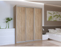 Šatní skříň Doros City Light Dub Sonoma 3 DTD 180×60×225 (42002003)