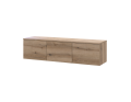 TV stolek Doros Levia Dub Evok 3 dveře 130x35x33 (41516290)