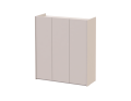 Botník se zrcadlem Doros Kassel Kašmír 3 DTD 97×40×110 (42005506)