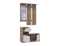 Předsíň Bela Dub Evok/Kašmír 1 DTD / 1 zrcadlo 100×40×210 (44900411)