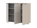 Komoda Doros Ron 6 3 dveře Grafit 120 × 38 × 100 (41516000)