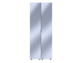 Set Doros Gelar Grafit 2 zrcadla 78 × 49,5 × 203,4 (42002164)