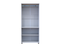 Skříň na oblečení Doros Thorn Bílá 2 DTD tyč 90х51.6х200 (44900435)
