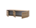 TV stolek Doros Levia Dub Evok 3 dveře 130x35x33 (41516290)