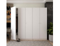 Skříň na oblečení Doros Promo Bílá 2+3 dveře 225×48×204 (42005004)