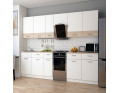 Kuchyně Lea Doros 3,4 m Bílá/Dub Sonoma DTD 340×60×250 (81000007)