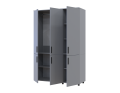 Skříň na oblečení Doros Thorn Šedá 3 DTD tyč 135x51.6x200 (44900487)