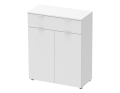 Komoda Doros Ron 2 2 dveře 1 zásuvka Bílý 80 × 38 × 100 (41516003)