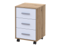 Komoda Doros T3 Dub Evok/Bílý DTD 43×42×66,4 (41901068)