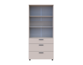 Skříň na oblečení Doros Thorn Kašmír 2 DTD/3Š police 90х51.6х200 (44900450)