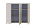 Komoda Doros Ron 6 3 dveře Grafit 120 × 38 × 100 (41516000)
