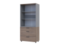 Skříň na oblečení Doros Thorn Cremona Cannolo/Šedá 2 DTD/3Š tyč 90х51.6х200 (44900457)