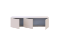 TV stolek Doros Levia Kašmír 3 dveře 130x35x33 (41516292)