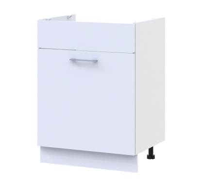 Kuchyně Doros Lea NM82_Š60 spodní levá Bílá DTD 60×46,6×82,1 (81359337.5)