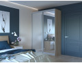 Šatní skříň Doros City Light Dub Sonoma 2 zrcadla 150×60×225 (44900073)