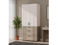 Skříň na oblečení Doros Thorn Cremona Cannolo/Kašmír 2 DTD/3Š police 90х51.6х200 (44900454)