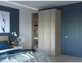 Šatní skříň Doros City Light Dub Sonoma 2 DTD 150×60×225 (42002012)