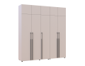 Šatní skříň se zásuvkami a nástavcem Doros Kasper Kašmír 2+3 LTD 225×48×245  (42005554)