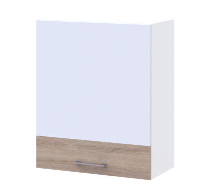 Kuchyně Doros Lea V72_Š60 horní levá Bílá/Dub Sonoma DTD 60×31,6×72 (81359337.1)