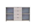 Komoda Doros Ron 5 Kašmír 2 dveře 4 zásuvky 140 × 38 × 81 (41516047)