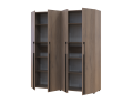 Šatní skříň s policemi Doros Kasper Cremona Cannolo 2+2 LTD 180×48×204  (42005531)