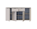Komoda Doros Ron 7 Kašmír 4 dveře 2 zásuvky 160 × 38 × 81 (41516049)