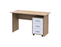 Kancelářský stůl Doros T3 Dub Evok/Bílý Dřevo 120 × 68 × 78 (41901064)