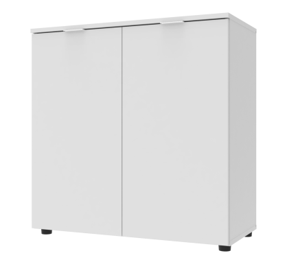 Komoda Doros Ron 3 2 dveře Bílý 80 × 38 × 81 (41516001)