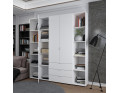 Set Doros Gelar se 2 regálů Bílý 3 dveře 192,6×49,5×203,4 (42005035)