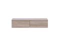 Toaletní stolek Doros Levia Dub Sonoma 2 zásuvky 100x32x22 (41516298)