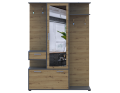 Předsíň Doros Finch Grafit / Dub Artisan 145 × 37 × 202 (44900220)