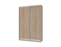 Šatní skříň Doros City Light Dub Sonoma 2 DTD 150×45×225 (42002013)