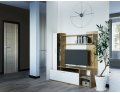 Obývací stěna Doros Kona Dub Evok / Bílý 151 × 40 × 147 (44900388)