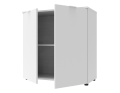 Komoda Doros Ron 3 2 dveře Bílý 80 × 38 × 81 (41516001)