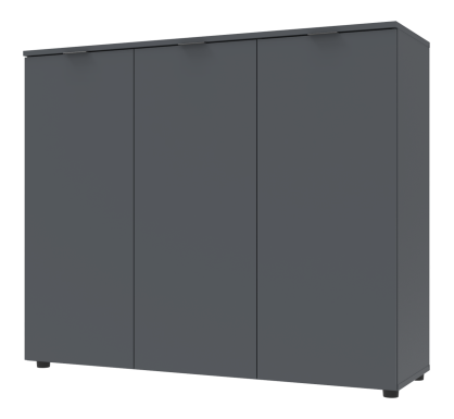 Komoda Doros Ron 6 3 dveře Bílý 120 × 38 × 100 (41515999)