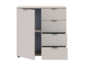 Komoda Doros Ron 1 1 dveře 4 zásuvky Kašmír 80 × 38 × 81 (41516043)
