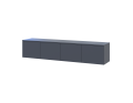 TV stolek Doros Levia Grafit 4 dveře 160x35x33 (41516088)