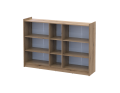 Botník se zrcadlem Doros Kassel Dub Evok 5 DTD 159×40×110 (42005502)
