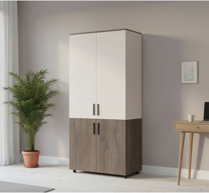 Skříň na oblečení Doros Thorn Cremona Cannolo/Kašmír 2 DTD tyč 90х51.6х200 (44900451)